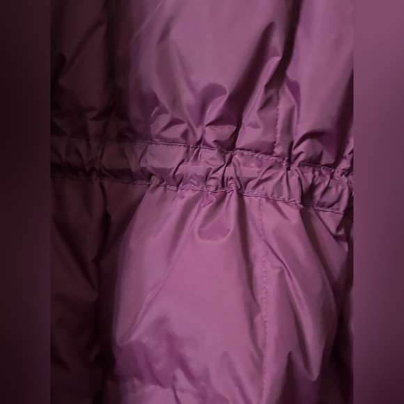 Eileen Fisher Sz XL Extra Large Purple Jacket Coat down puffer long insulated - Picture 16 of 16